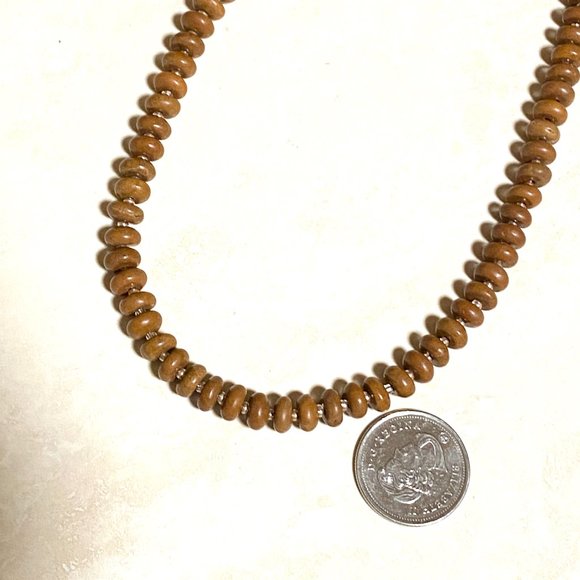 Jasper Stone Beaded Necklace, Genuine Gemstone Stackable Layering Necklace - Picture 7 of 8